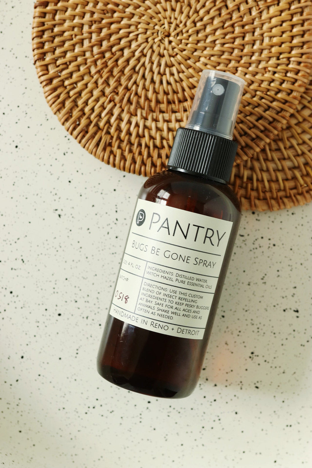 Pantry Bugs-Be-Gone Spray - Non-Toxic Natural Bug Repellant | DEET + Citronella- Free