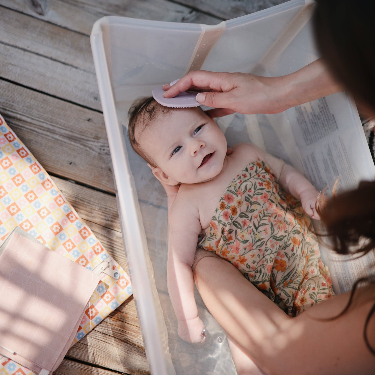 Mushie Organic Muslin Cotton Washcloth