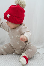 Load image into Gallery viewer, Luna + Luca Pom Beanie - Red
