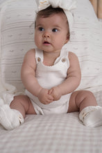 Load image into Gallery viewer, Luna + Luca Novelty Knit Romper - White
