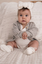 Load image into Gallery viewer, Luna + Luca Novelty Knit Romper - White
