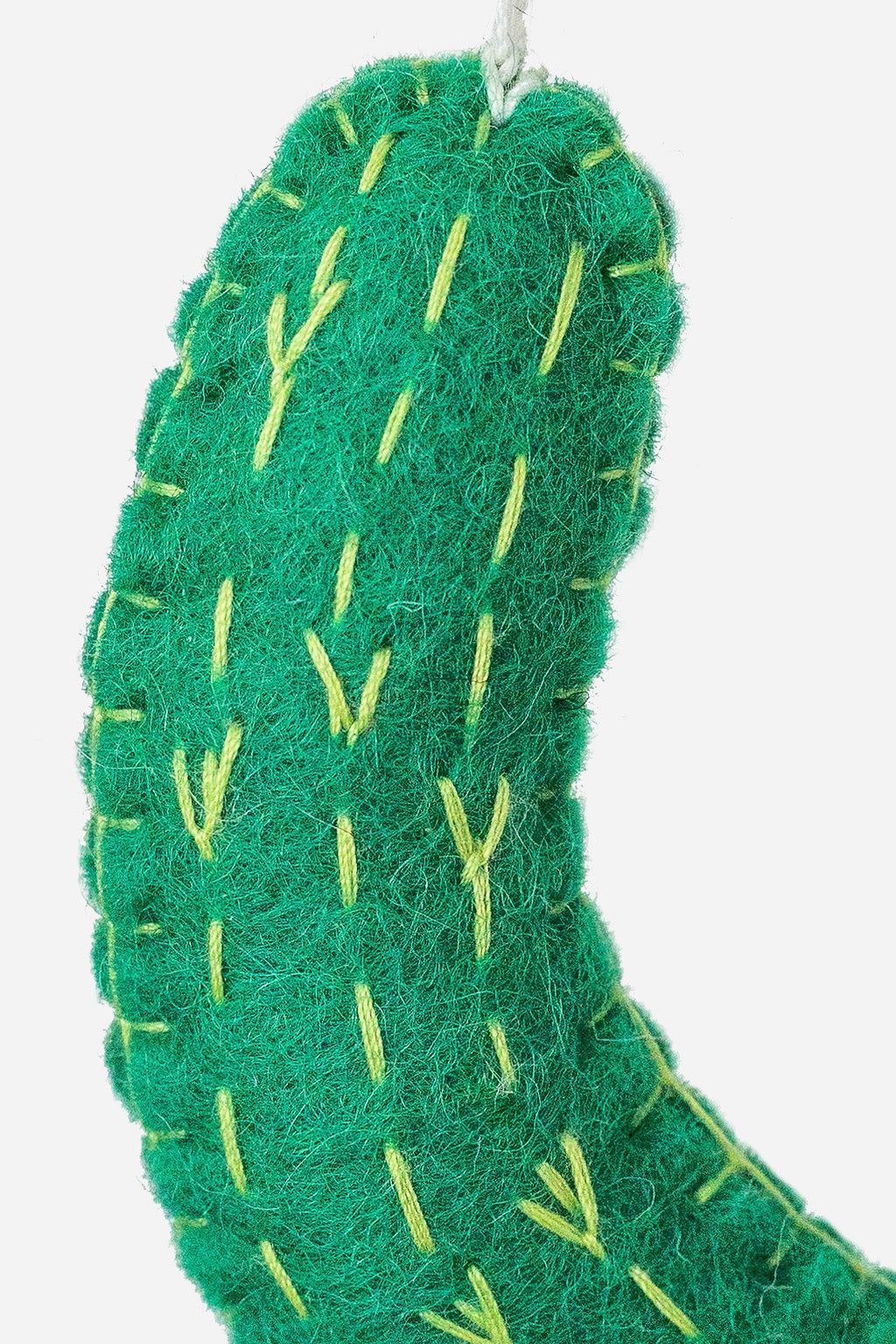 Pickle Ornament – Handmade Wool Felt Holiday Decor