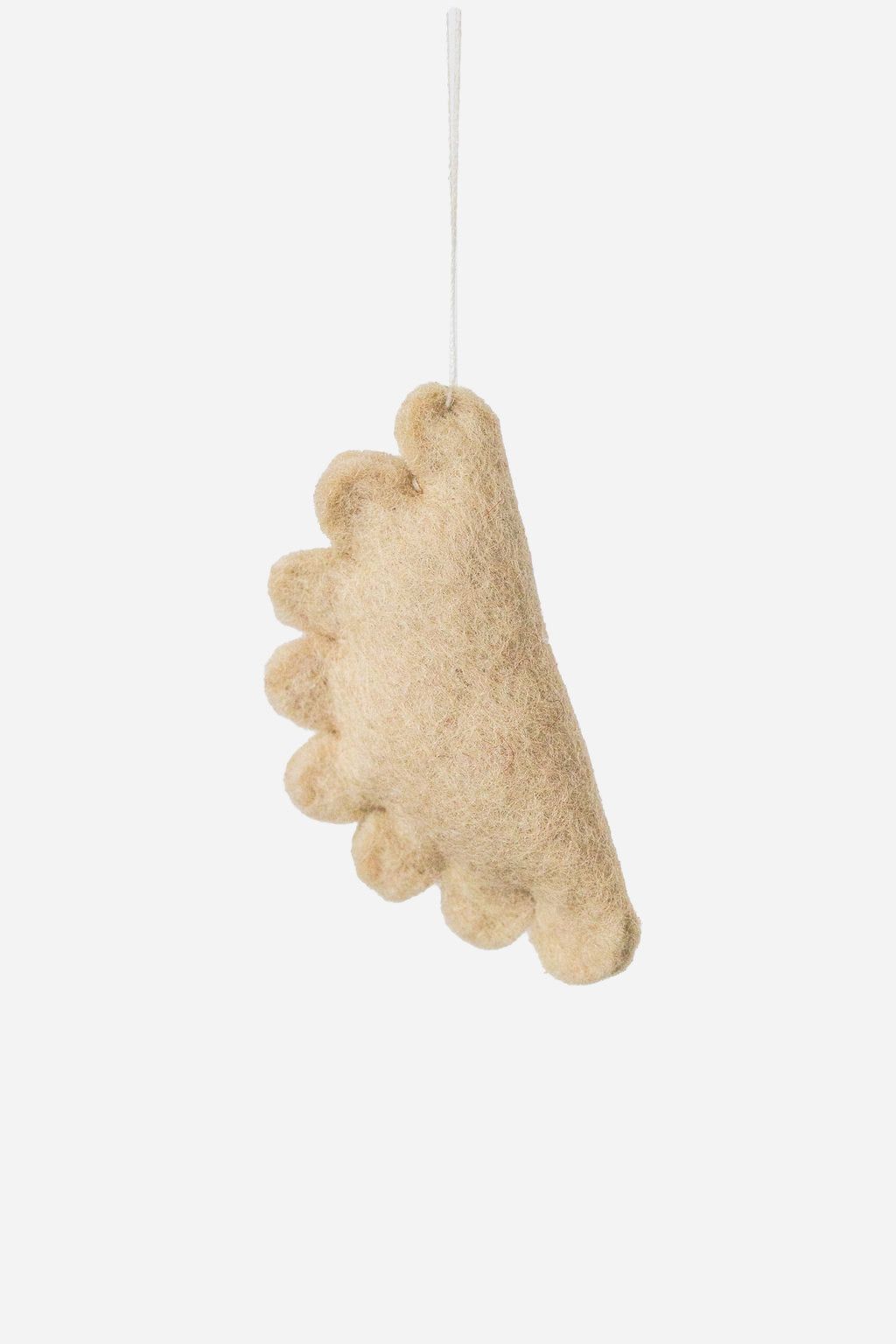 Empanada Ornament – Handmade Wool Felt Holiday Decor