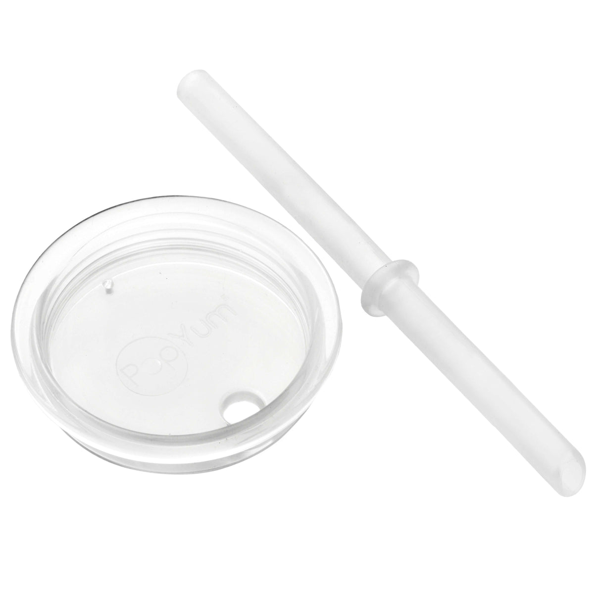 PopYum Replacement Straw & Clear Lid for Silicone Training Cups