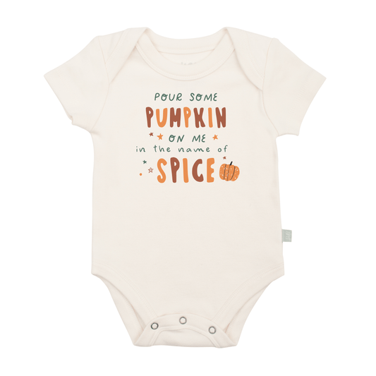 graphic bodysuit | pour some pumpkin
