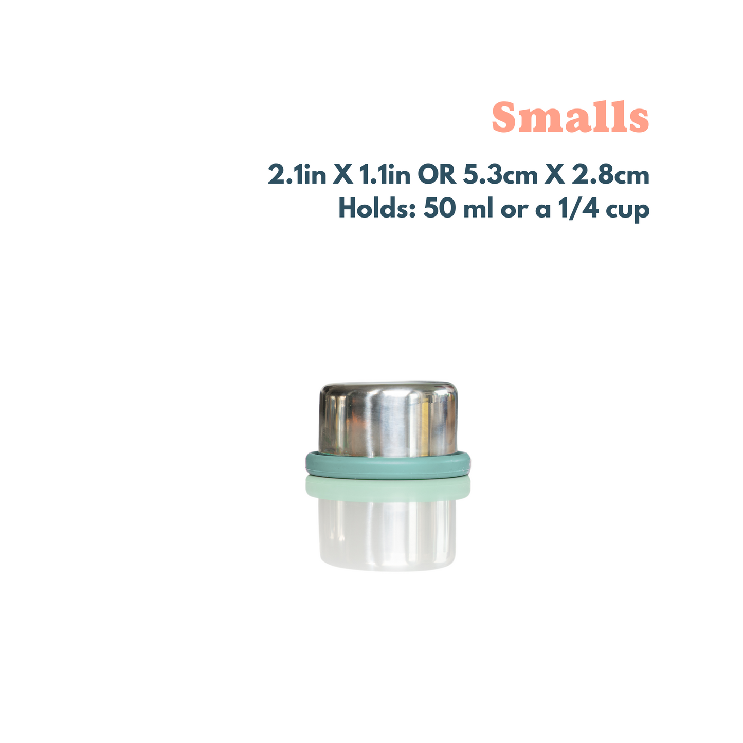 The Good Kiind Stainless Steel Small Round Container (single)