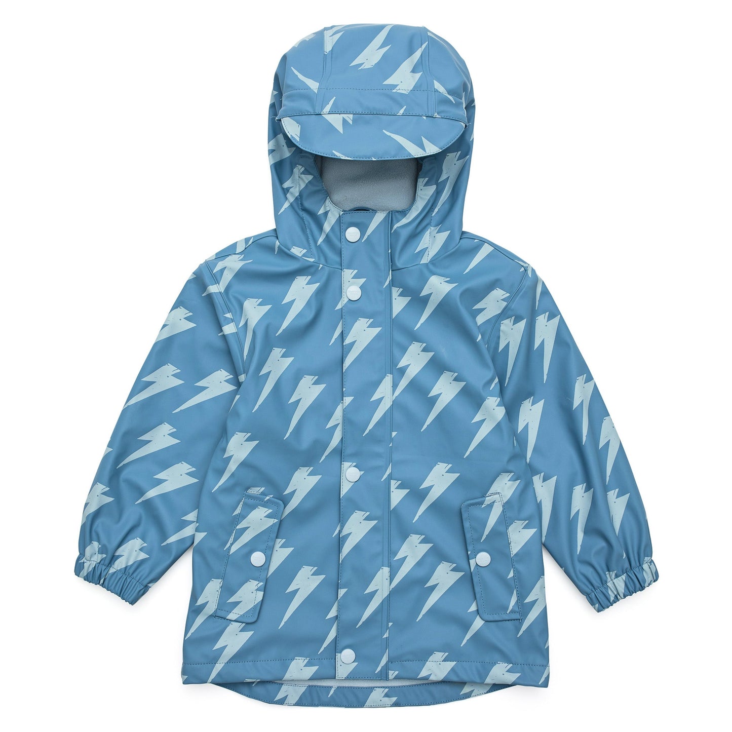 Snapper Rock Lightning Bolt Sustainable Recycled Waterproof Raincoat