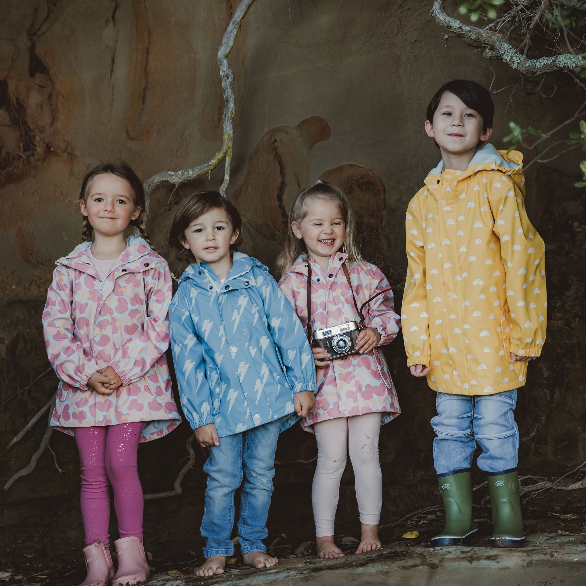 Snapper Rock non-toxic eco-friendly recycled pfc free raincoats for kids