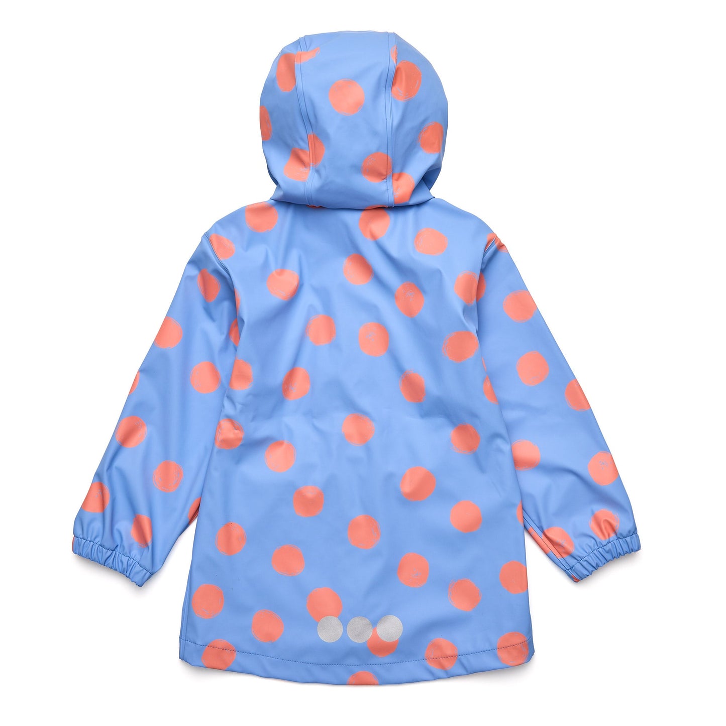 Snapper Rock Cornflower Polka Dot Recycled Waterproof Raincoat