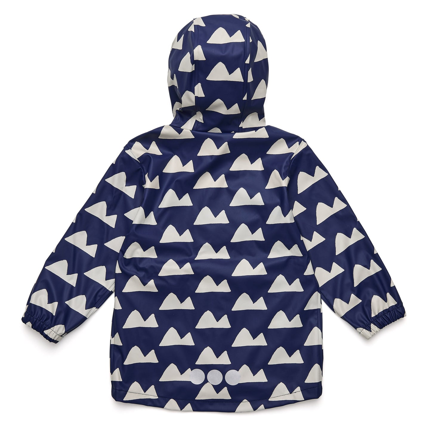 Snapper Rock Navy Peak to Peak Sustainable Recycled Waterproof Raincoat for Kids