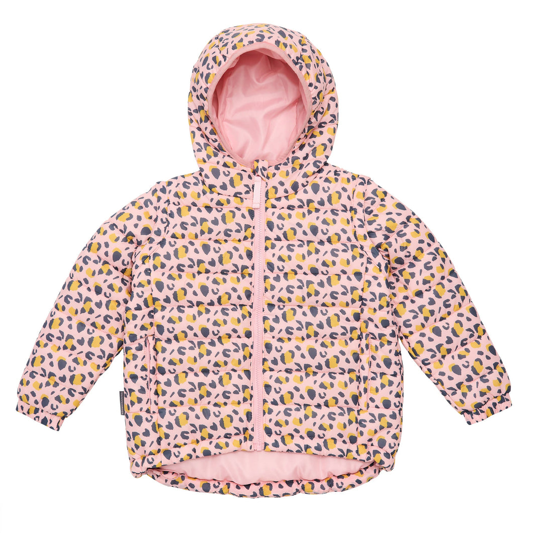 Snapper Rock Leopard Love 2 in 1 Puffer Jacket