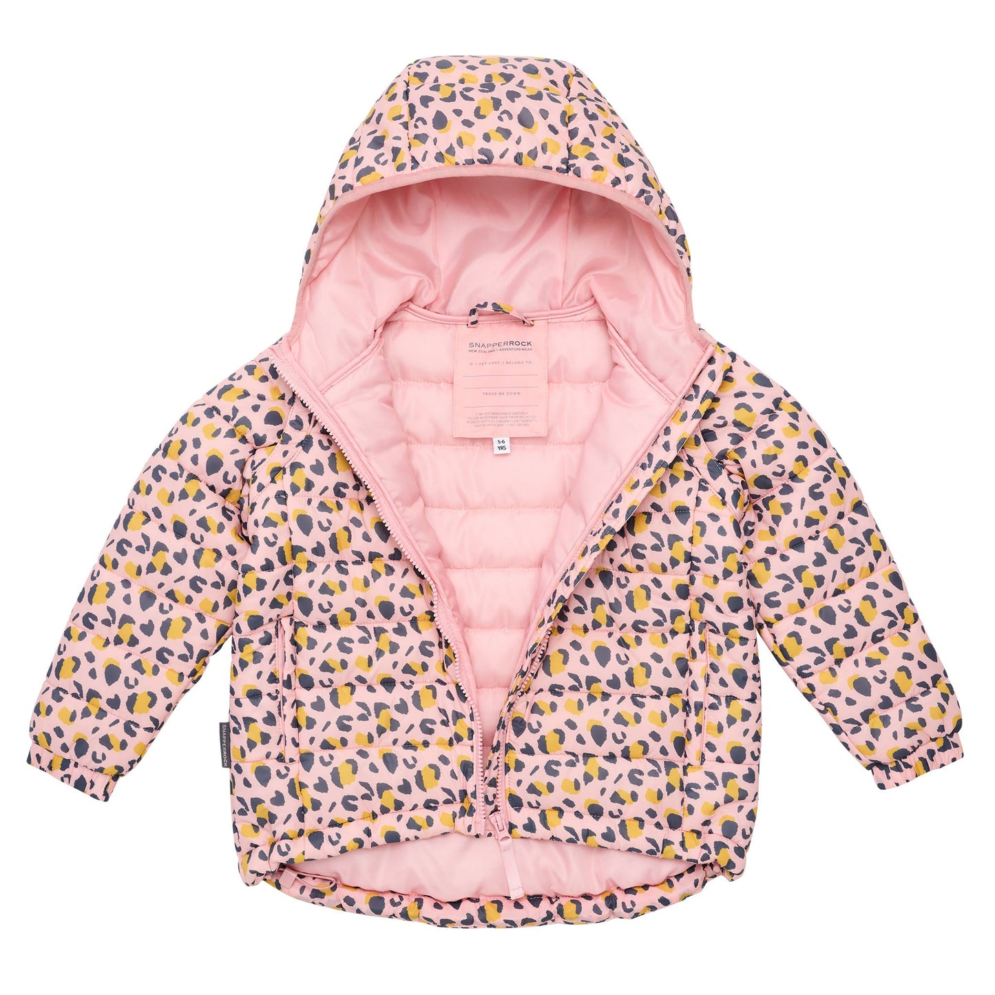 Snapper Rock Leopard Love 2 in 1 Puffer Jacket