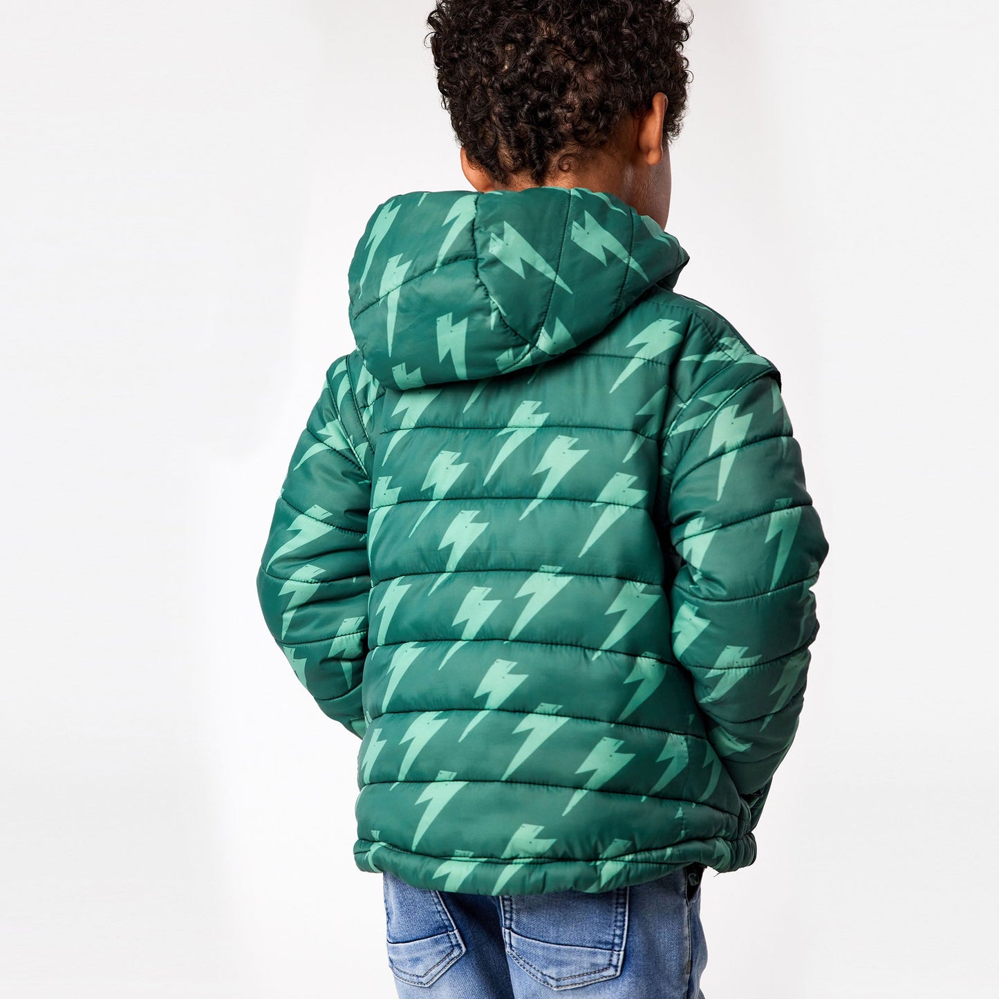 Snapper Rock Native Bolt 2 in 1 Puffer Jacket and Vest for Kids