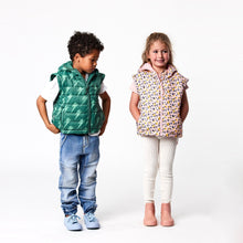 Load image into Gallery viewer, Snapper Rock Native Bolt 2 in 1 Puffer Jacket and Vest for Kids
