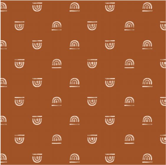 Rainbow Rust Organic Cotton Mat