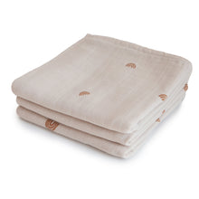 Load image into Gallery viewer, Organic Cotton Muslin Cloths 3-Pack
