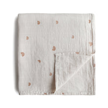 Load image into Gallery viewer, Mushie Organic Cotton Muslin Swaddle Blanket
