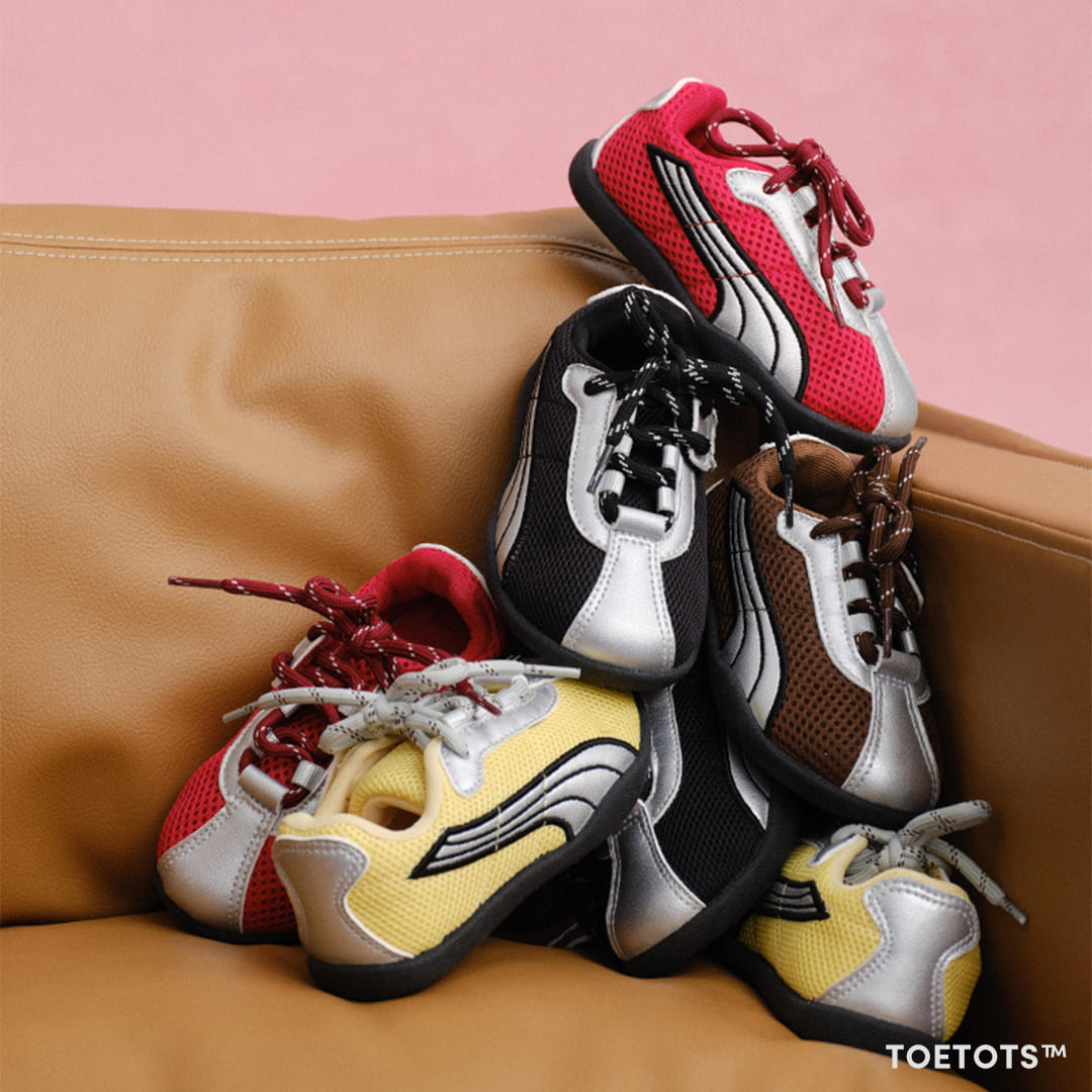 Rally Kid Sneaker – Breathable Mesh, Zero-Drop Sole