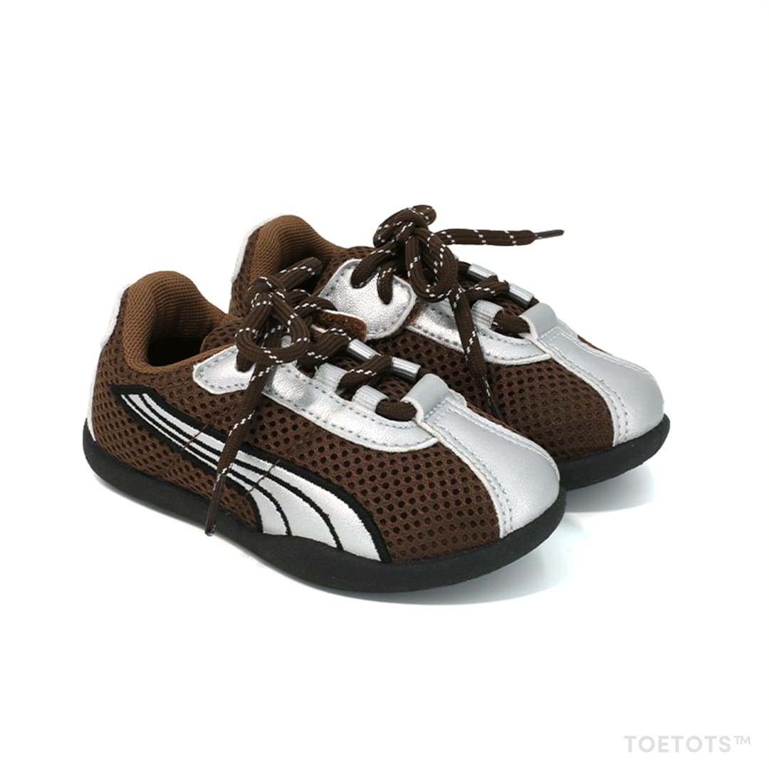 Rally Kid Sneaker – Breathable Mesh, Zero-Drop Sole