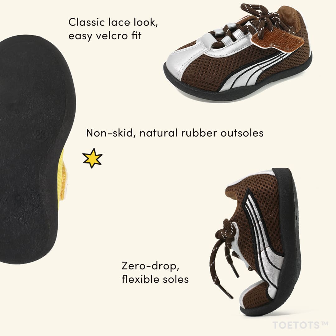 Rally Kid Sneaker – Breathable Mesh, Zero-Drop Sole