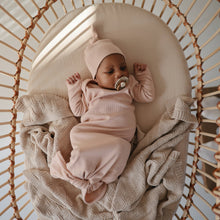 Load image into Gallery viewer, Mushie Organic Cotton Ribbed Baby Beanie
