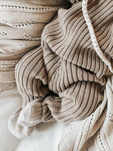 Load image into Gallery viewer, Luna + Luca Organic Cotton Chunky Rib Knit Baby Leggings - Acorn
