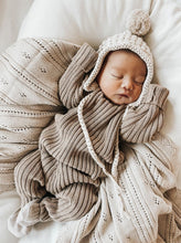 Load image into Gallery viewer, Luna + Luca Organic Cotton Chunky Rib Knit Baby Toddler Pullover - Acorn
