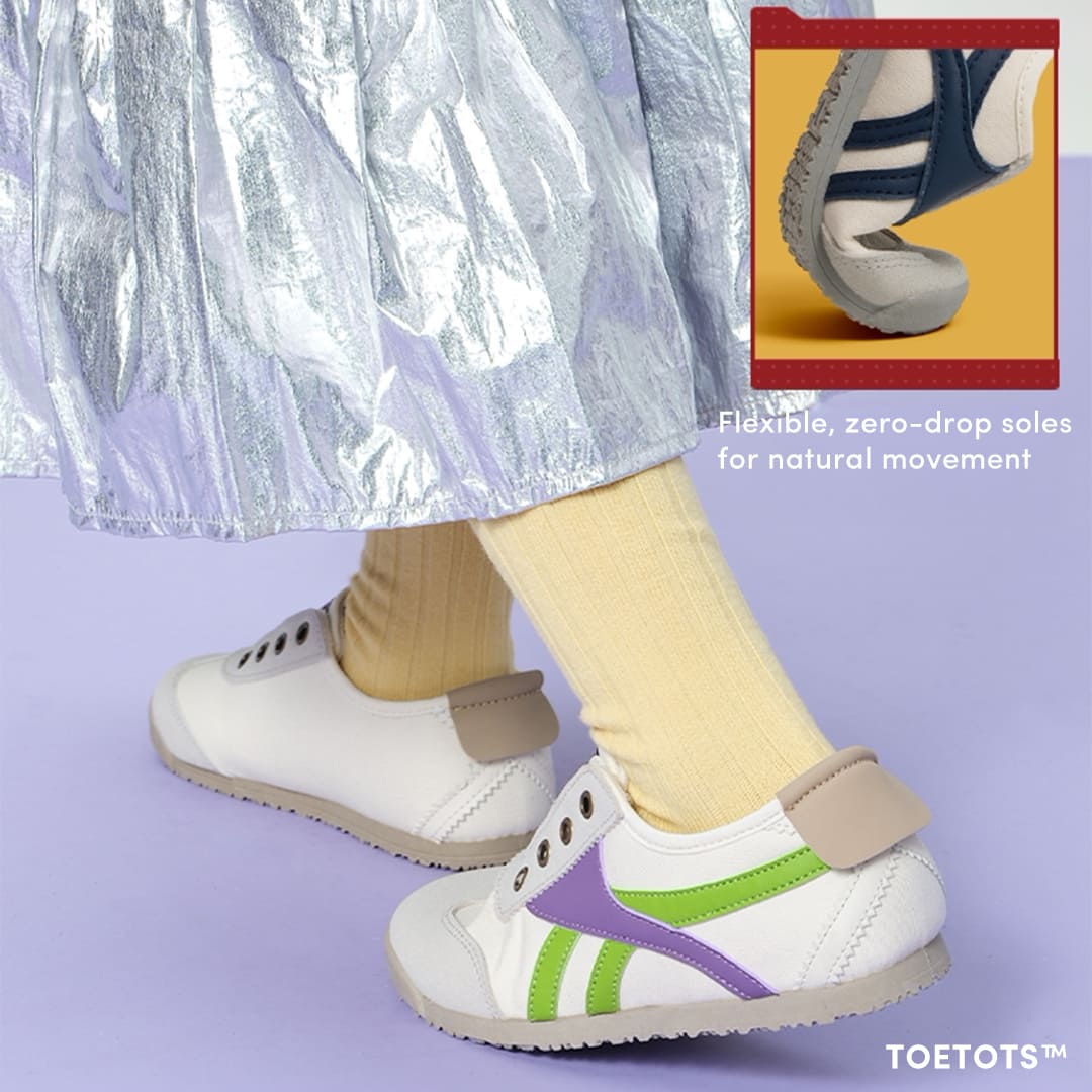 Rider 3.0 Kid Sneaker – Recycled Leather, Roomy Toe Box