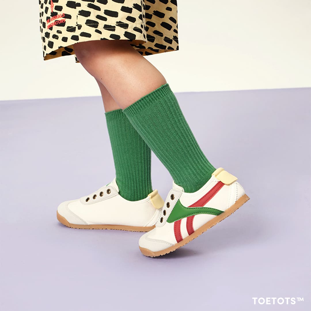 Rider 3.0 Kid Sneaker – Recycled Leather, Roomy Toe Box