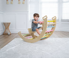 Load image into Gallery viewer, Avenlur Bailis Eco-Friendly Wooden Climbing Arch and Rocker
