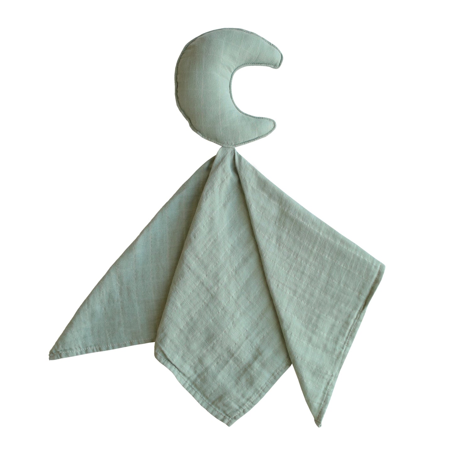 Mushie Organic Cotton Baby Moon Lovey Blanket