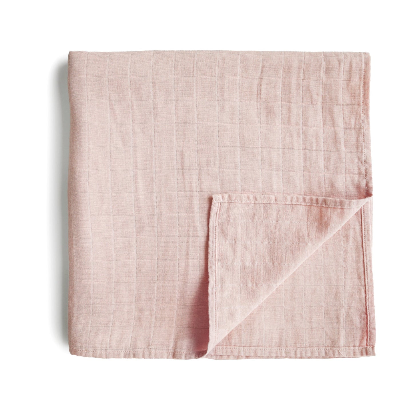 Mushie Organic Cotton Muslin Swaddle Blanket