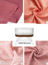 Load image into Gallery viewer, SNOO Bassinet Cradle Custom Made Fitted Sheet - Organic Cotton Gauze
