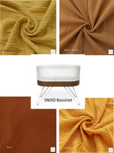 Load image into Gallery viewer, SNOO Bassinet Cradle Custom Made Fitted Sheet - Organic Cotton Gauze

