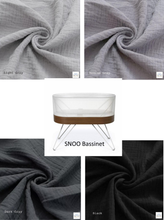 Load image into Gallery viewer, SNOO Bassinet Cradle Custom Made Fitted Sheet - Organic Cotton Gauze
