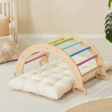 Load image into Gallery viewer, Tiny Land® 7-in-1 Rainbow Climbing Set with Play Pad
