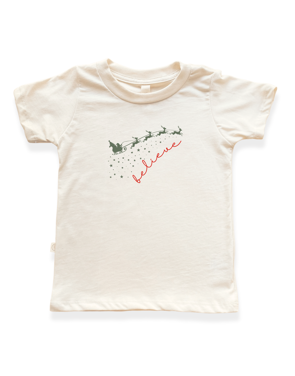 Believe Organic Cotton Kids T-Shirt – Short Sleeve, 2T–12Y