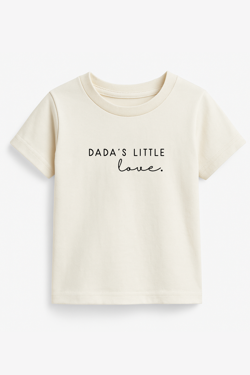 Dada’s Little Love Organic Cotton Kids T-Shirt – Short Sleeve, 2T–6T