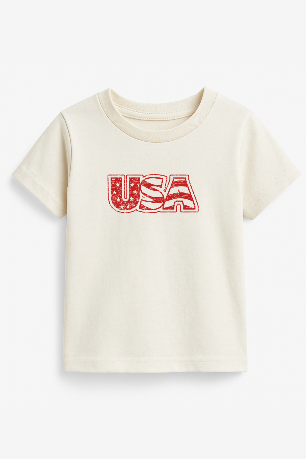 USA Organic Cotton Toddler T-Shirt – Short Sleeve, 2T–6T
