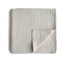 Load image into Gallery viewer, Mushie Organic Cotton Muslin Swaddle Blanket
