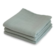Load image into Gallery viewer, Organic Cotton Muslin Cloths 3-Pack
