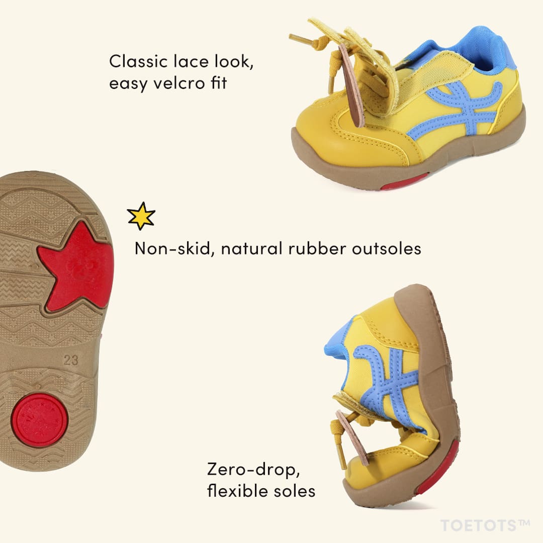 Scout Kid Sneaker – Vegan Leather, Adjustable Heel Fit