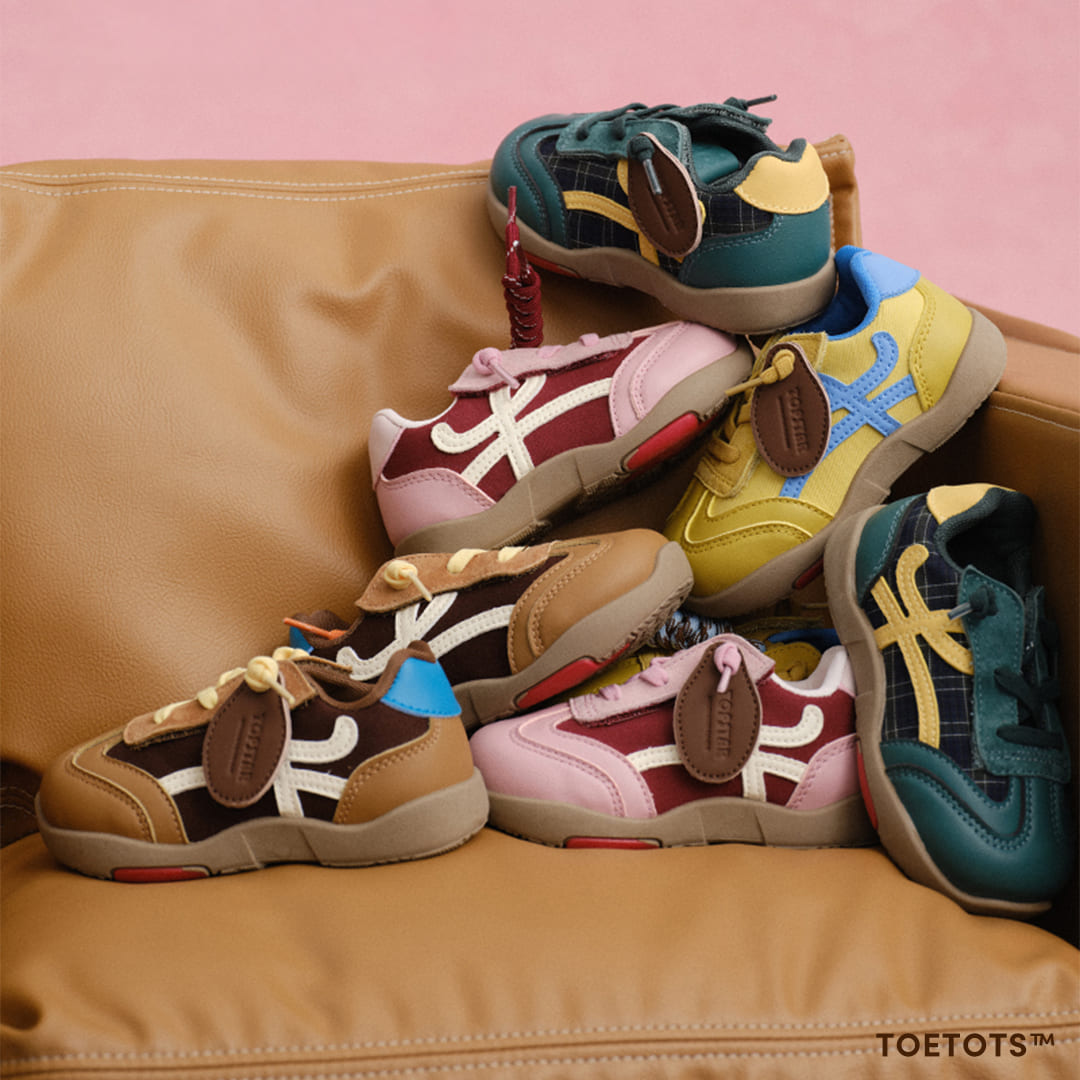 Scout Kid Sneaker – Vegan Leather, Adjustable Heel Fit