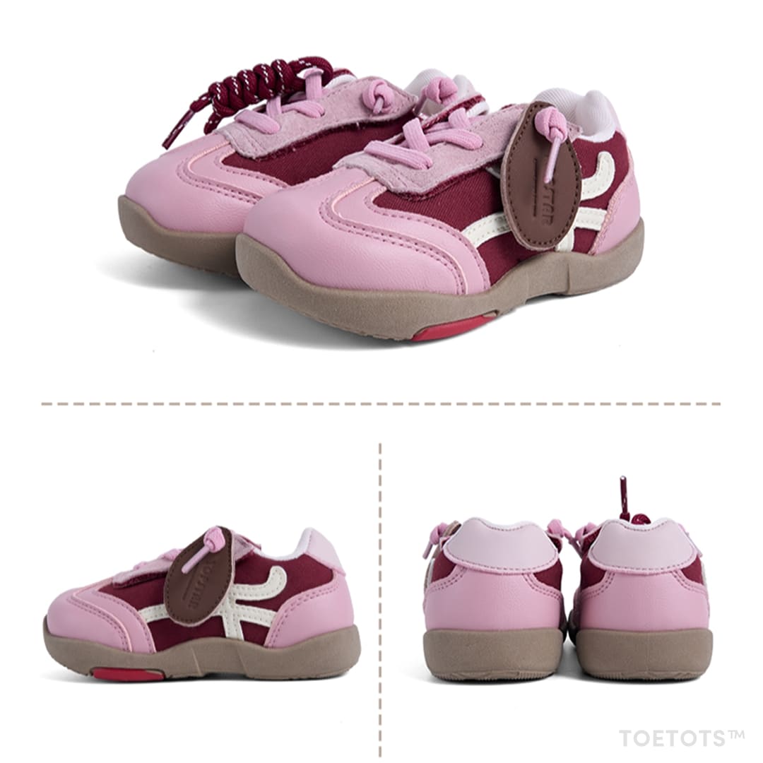Scout Kid Sneaker – Vegan Leather, Adjustable Heel Fit