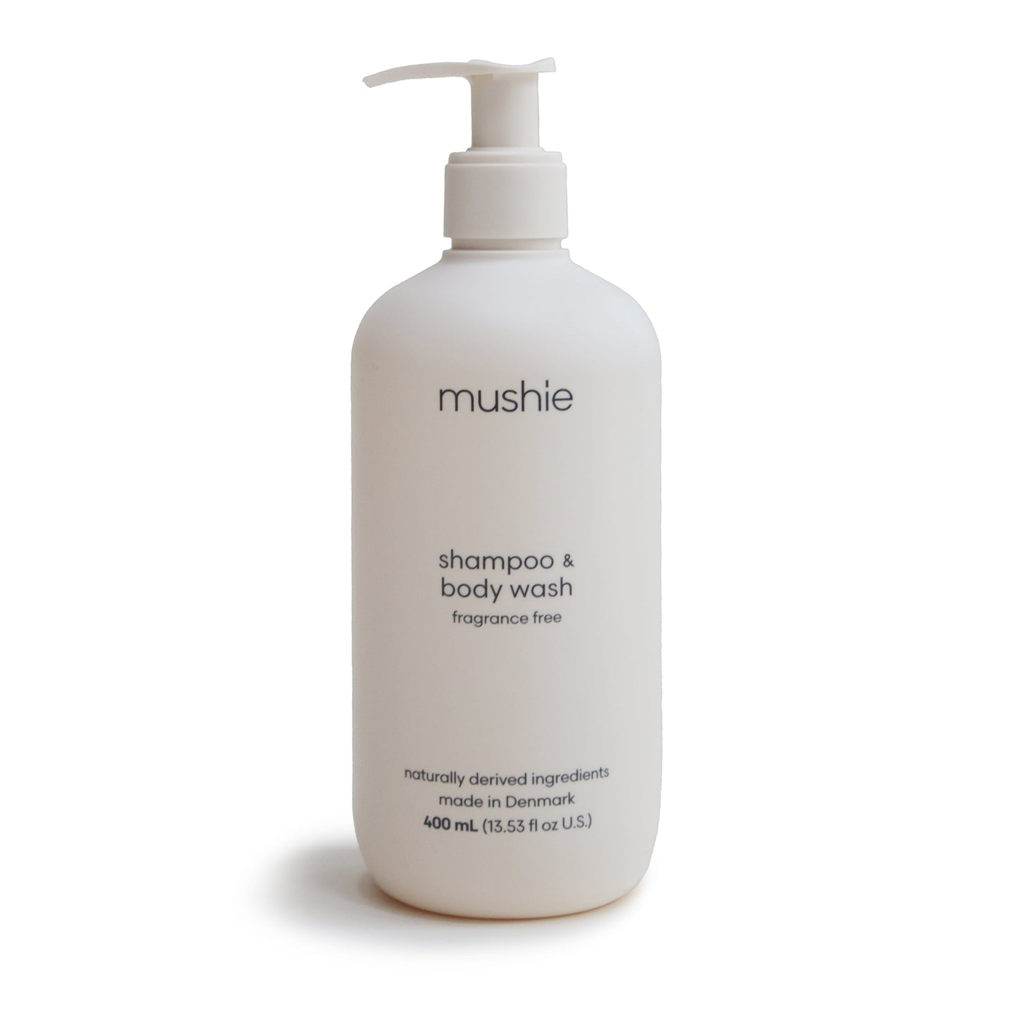 Mushie Non-Toxic Fragrance Free Baby Shampoo & Body Wash - COSMOS ORGANIC Certified Gentle Care