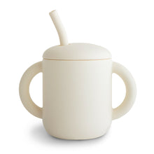 Load image into Gallery viewer, Silicone Training Cup + Straw
