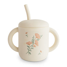 Load image into Gallery viewer, Silicone Training Cup + Straw
