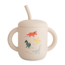Load image into Gallery viewer, Silicone Training Cup + Straw
