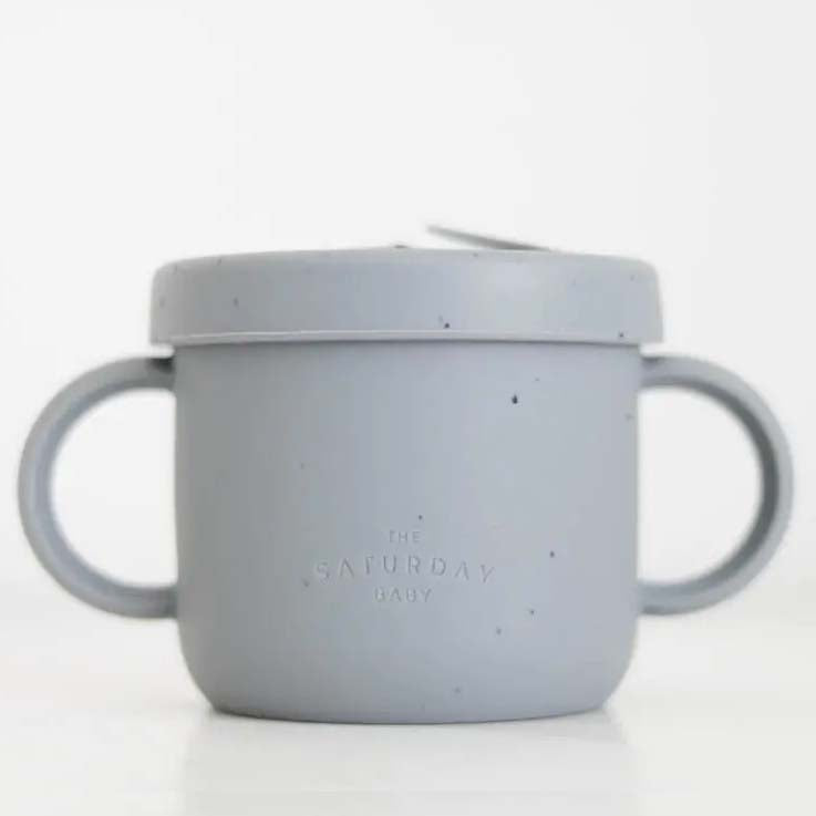 Our Saturday Silicone Baby and Toddler Snack Cup