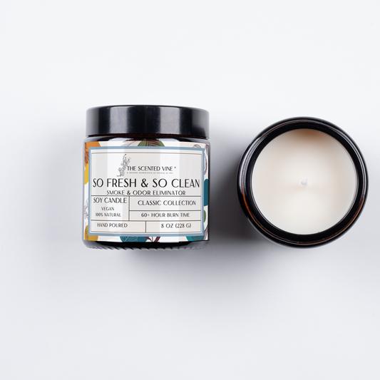 So Fresh & So Clean Candle (Smoke and Odor Eliminator) Soy Candle
